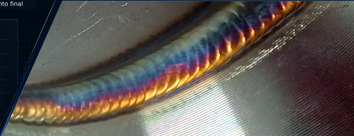 Acabamento de soldadura TIG