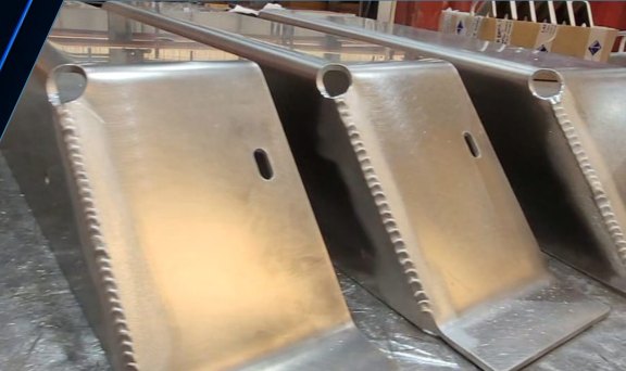 Estrutura metálica fabricada pela METALONIX